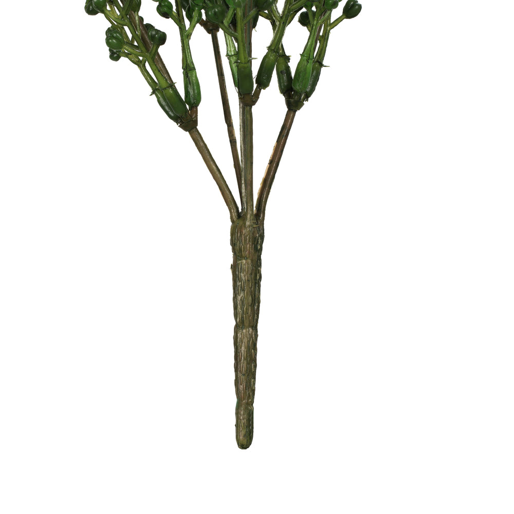 Vickerman 12.5" Artificial Green Eucalyptus Bush Spray.