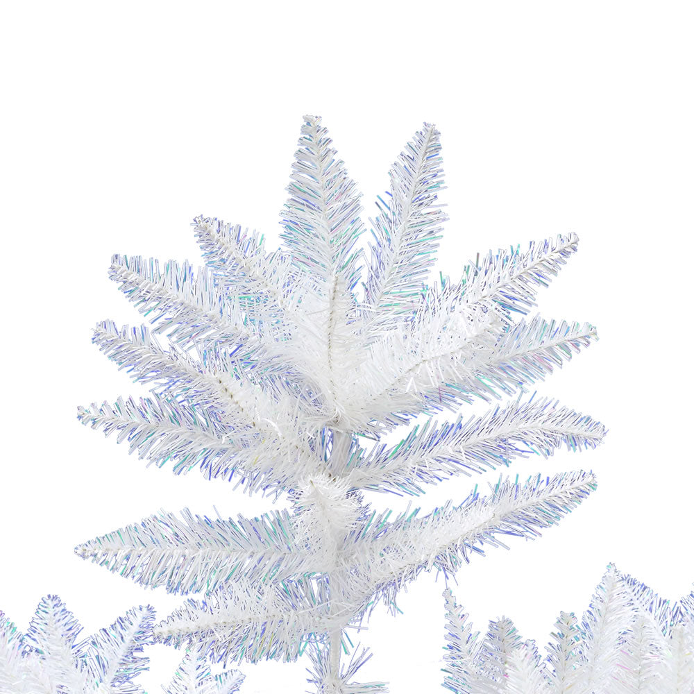 Vickerman 8.5' Sparkle White Spruce Artificial Christmas Tree Unlit