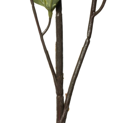 Vickerman 46" Artificial Green Castor Bean Leaf Spray. Includes 3 sprays per pack.