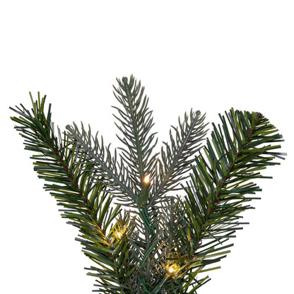 Vickerman 48" Douglas Fir Artificial Pre-Lit Teardrop Warm White 3mm Low Voltage LED Wide Angle Lights.