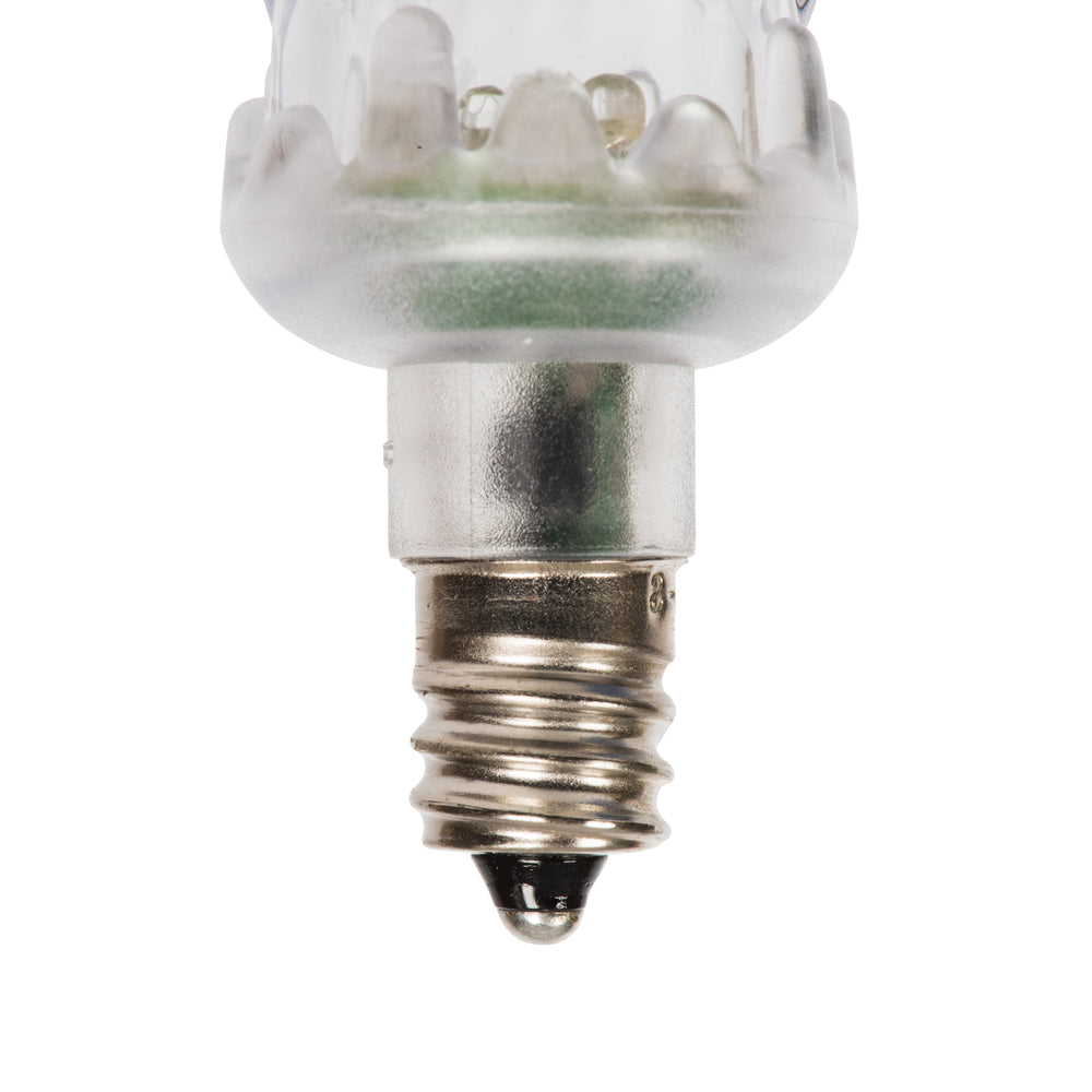 Vickerman 5" LED Pure White Icicle Replacement Bulb