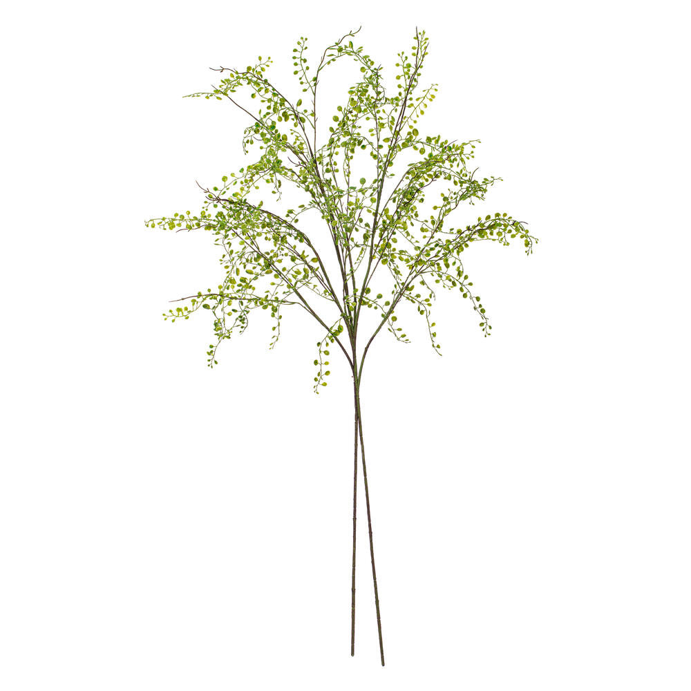 Vickerman 48'' Artificial Green Leaves Spray. Includes 2 sprays per pack.