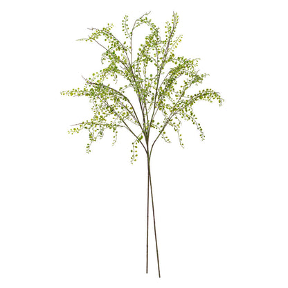 Vickerman 48'' Artificial Green Leaves Spray. Includes 2 sprays per pack.