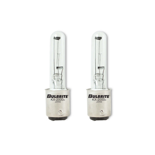 BULBRITE KRYPTON/XENON T3 DOUBLE-CONTACT BAYONET (BA15d) 60W DIMMABLE LIGHT BULB 2700K/WARM WHITE 2PK (473260)