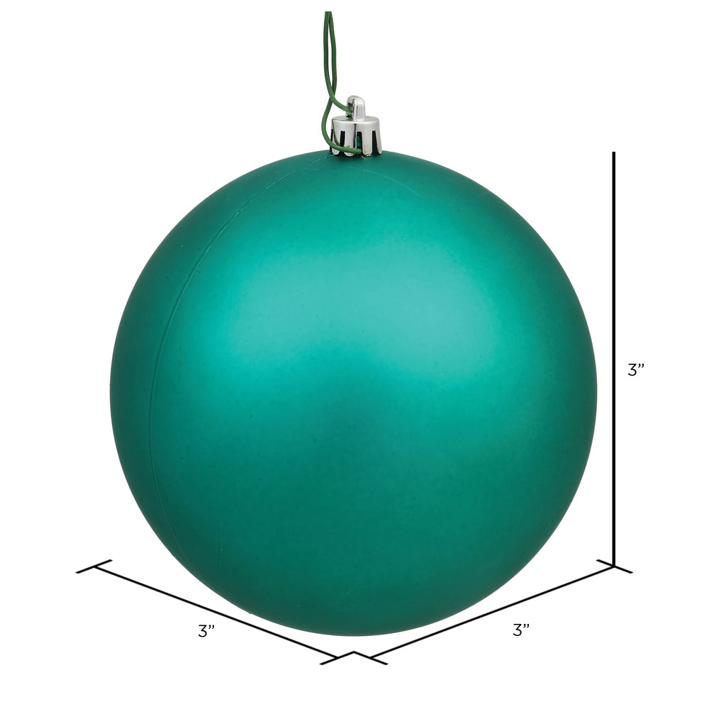 Vickerman 3" Sea Foam Matte Ball Ornament 12 per Bag