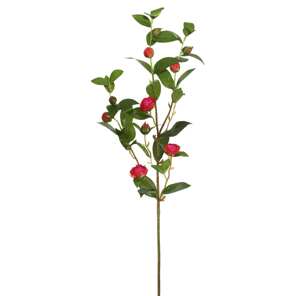 Vickerman 34'' Artificial Red Tea Rose Spray