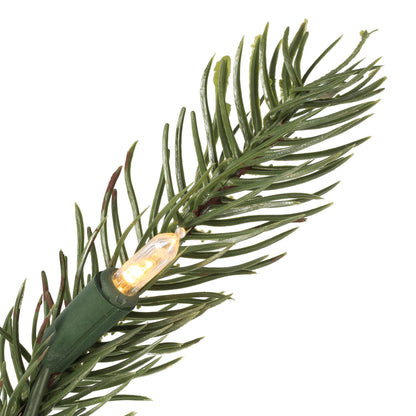 Vickerman 4.5' x 36" Balsam Spruce Artificial Christmas Tree Warm White Dura-lit LED Lights