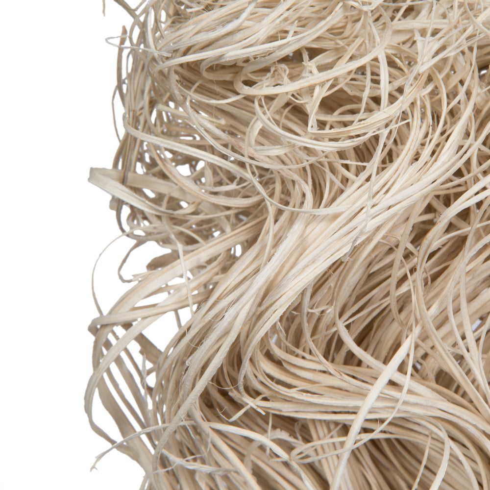 Vickerman Natural Botanicals 24" Curly Ting Ting Bleached. 6 bunches per Pack (100 grams open bunch).