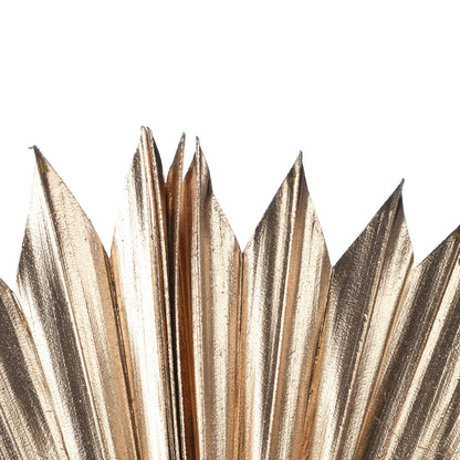 Vickerman Natural Botanicals 13.75 - 19.5" Metallic Gold Dried Palm Sun Spear 12 per bag.
