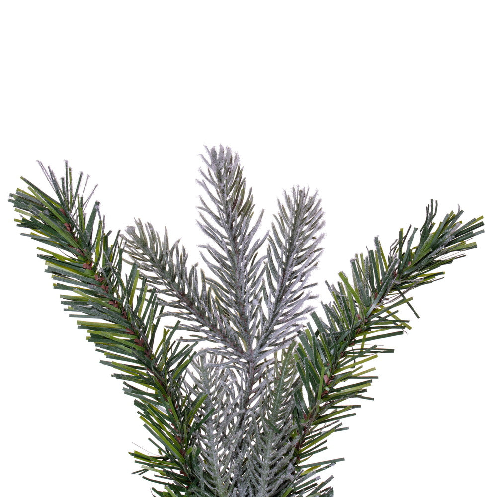 Vickerman 48" Frosted Douglas Fir Artificial UnLit Teardrop.