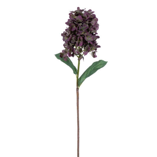 Vickerman 34" Artificial Plum Cone Hydrangea Spray. 2 In A Bag.