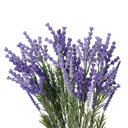 Vickerman 19" Purple Artificial Lavender Bush 2 per bag.