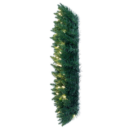 Vickerman 36" Camdon Fir Artificial Christmas Wreath with Warm White LED Mini Lights