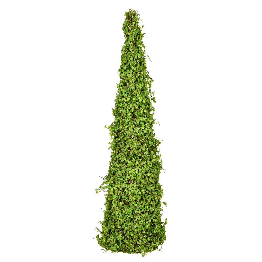 Vickerman 36'' Artificial Green Mini Leaves Cone.
