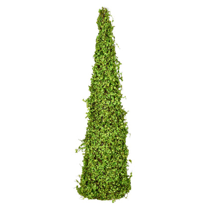 Vickerman 36'' Artificial Green Mini Leaves Cone.