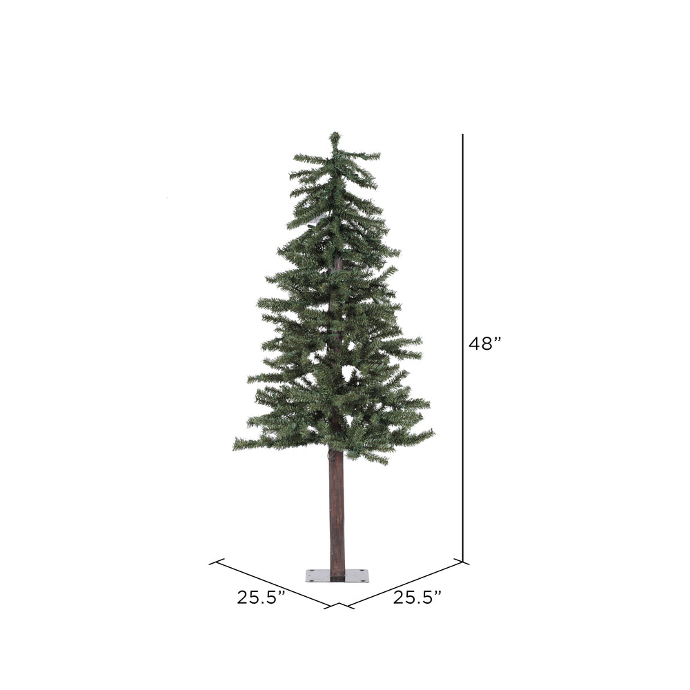 Vickerman 4' Natural Alpine Artificial Christmas Tree Unlit
