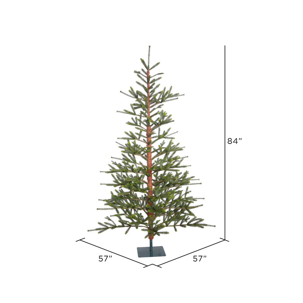 Vickerman 7' Bed Rock Pine Artificial Christmas Tree Unlit