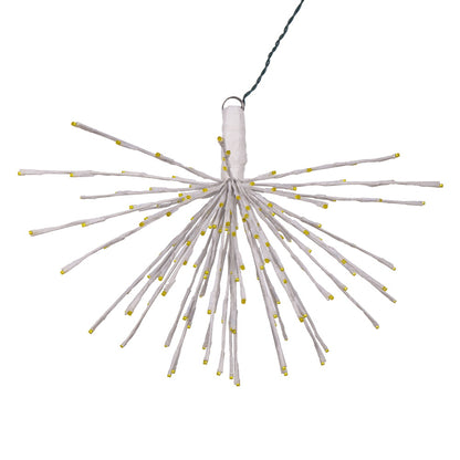 Vickerman 160Lt x 24" White Starburst Yellow 5mm LED Lights.