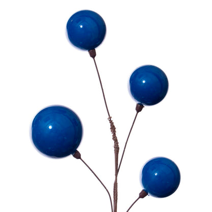 Vickerman 10' Blue Pearl Branch Ball Wire Garland.