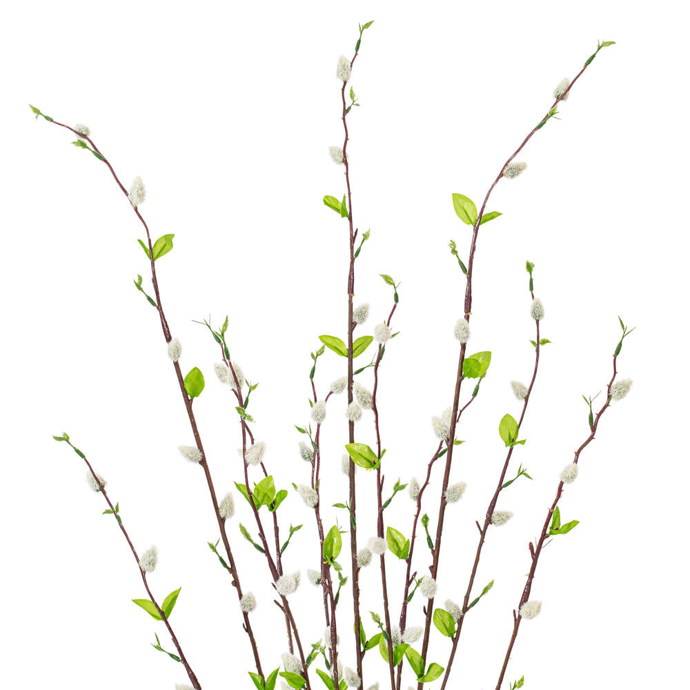 Vickerman 36" Artificial Gray Goat Willow Bush