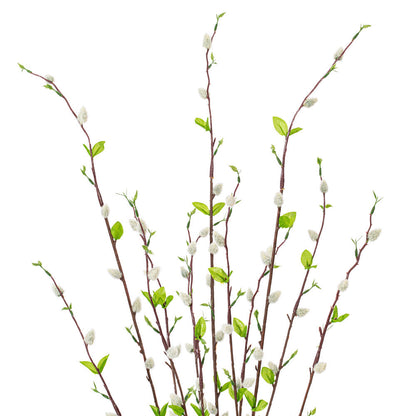 Vickerman 36" Artificial Gray Goat Willow Bush