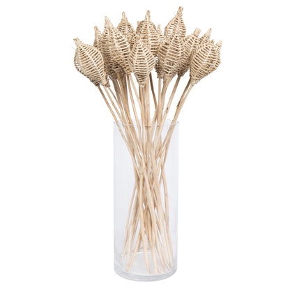 Vickerman Natural Botanicals 20" Lata Lamp on Stem. Includes 25 pieces per Pack.