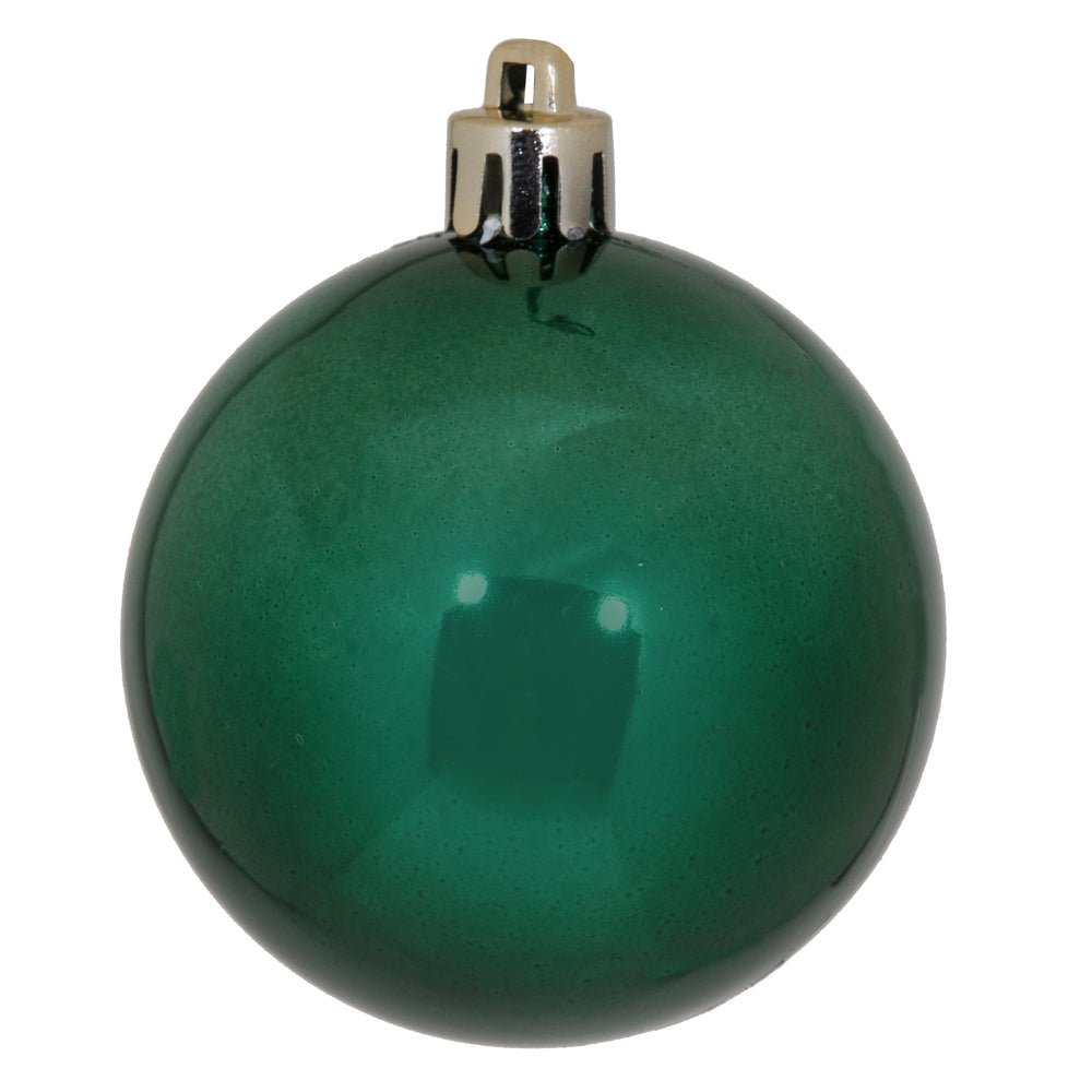 Vickerman 2.4" Midnight Green Shiny Ball Ornament 24 per Bag