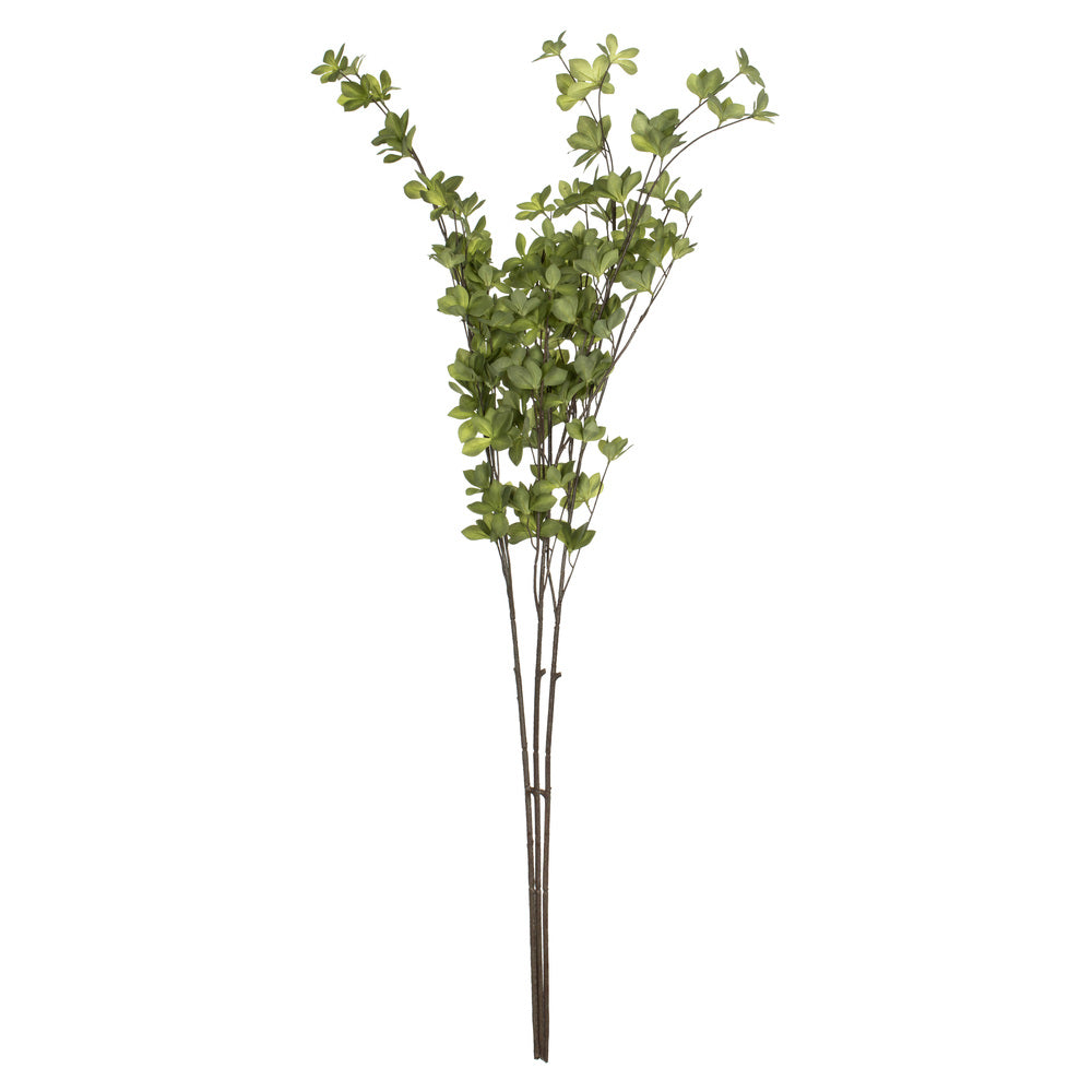 Vickerman 46" Artificial Green Castor Bean Leaf Spray. Includes 3 sprays per pack.