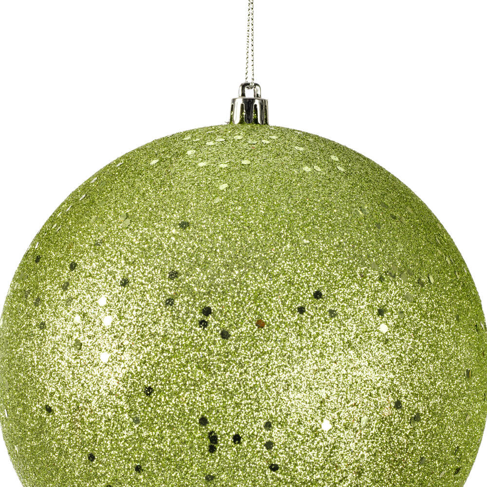 Vickerman 6" Celadon 4-Finish Ball Ornament Assortment 4 per Box