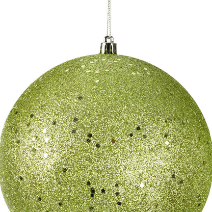 Vickerman 6" Celadon 4-Finish Ball Ornament Assortment 4 per Box