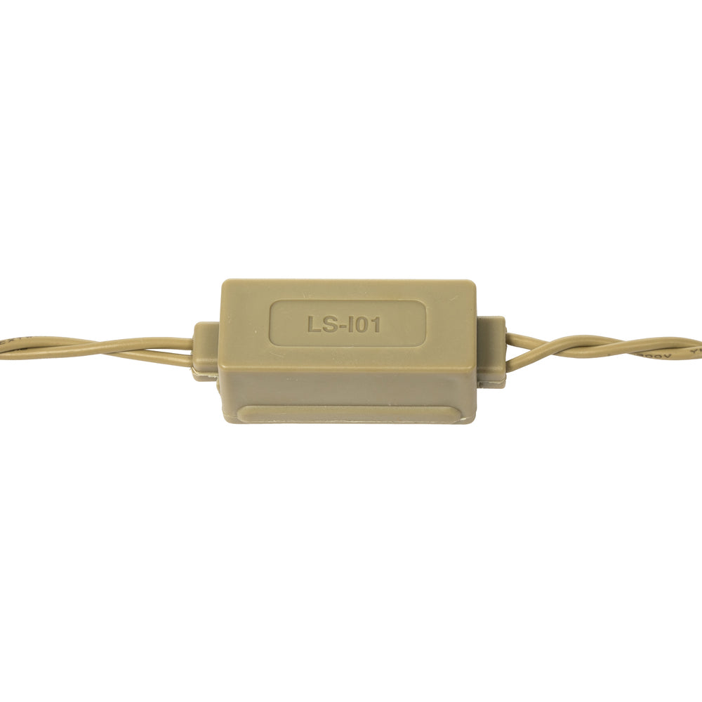 Vickerman 35 LED Warm White Dura-Lit Light on Champagne Wire, 26' Christmas Light Strand