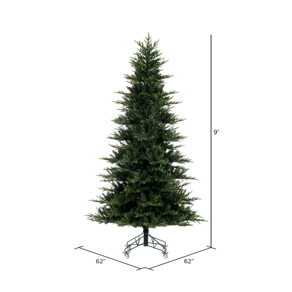 Vickerman 9' x 62" Vermont Fraser Fir Artificial Unlit Christmas Tree.
