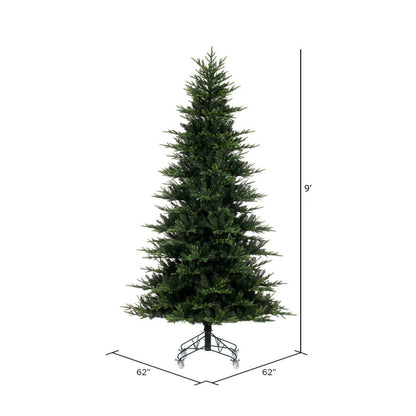Vickerman 9' x 62" Vermont Fraser Fir Artificial Unlit Christmas Tree.