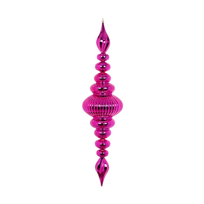 Vickerman 41" Fuchsia Shiny Finial.