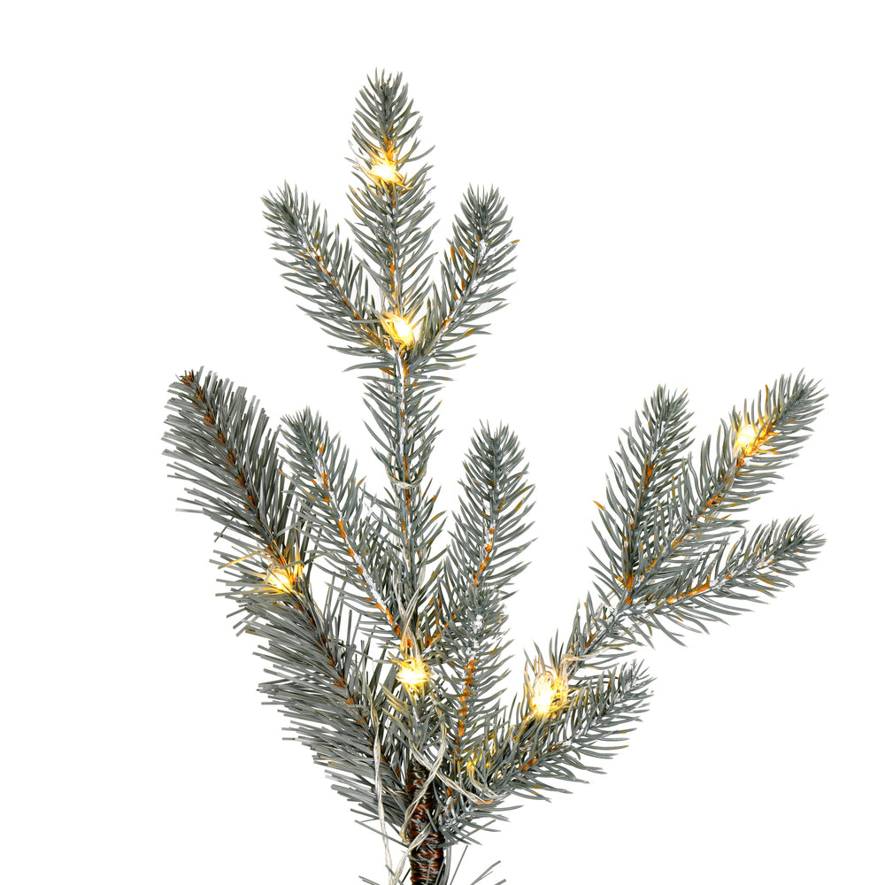 Vickerman 4' x 33" Gooding Potted Pine Artificial Tree Warm White LED Mini Lights