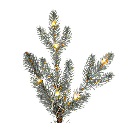 Vickerman 4' x 33" Gooding Potted Pine Artificial Tree Warm White LED Mini Lights