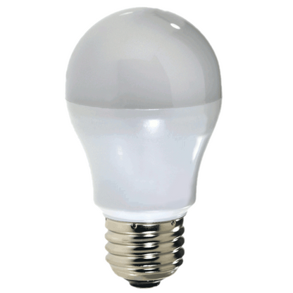 Damar A15 LED Yellow Light Bulb 5W 330 Lumen E26 Medium Screw Base for Party Decoration Holiday Lighting Small Light Bulb 120V White Finish Turns Yellow When Lit Pack of 6