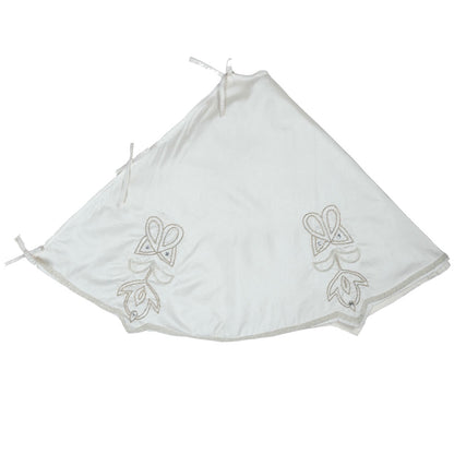 Vickerman Decorative 60" Pointed Beaded Tree Skirt