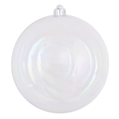 Vickerman 3" Clear Iridescent Ball Ornament 12 per Bag