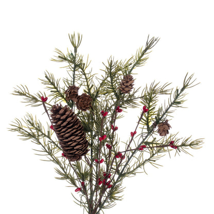 Vickerman 5' Green Artificial Leaf Garland.
