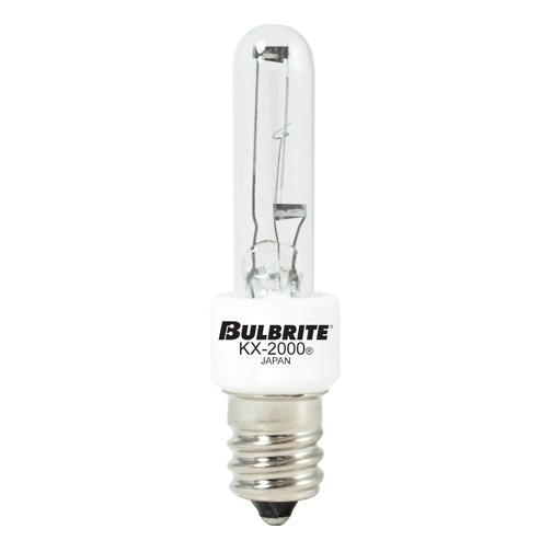 BULBRITE KRYPTON/XENON T3 CANDELABRA SCREW (E12) 60W DIMMABLE LIGHT BULB 2700K/WARM WHITE 2PK (473060)