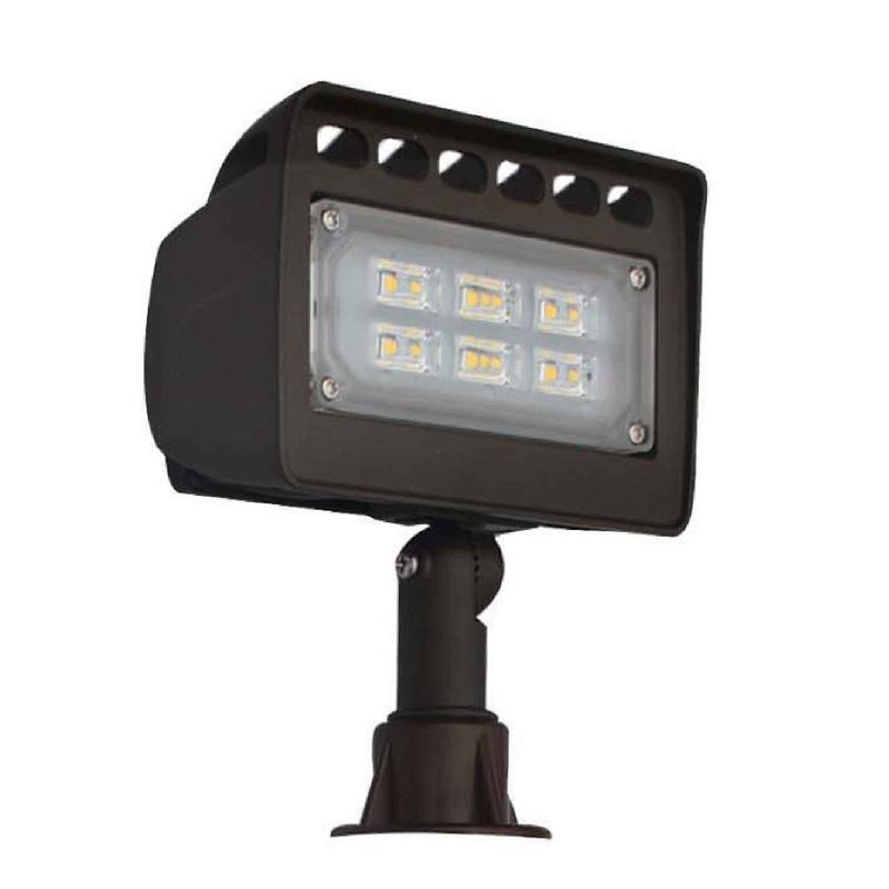 Westgate 12-Volt AC (AC/DC On 6W&12W) Integrated LED Wall Wash Lights, Outdoor Lighting, 6W, 440 Lumens, 3000K, Bronze Finish