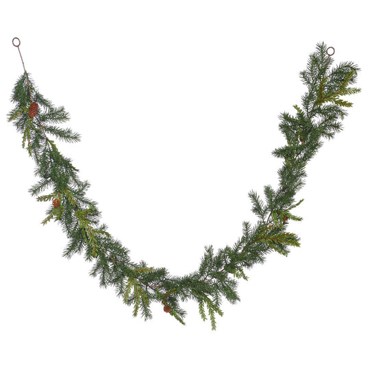 Vickerman 6' Hemlock-Angel Pine Artificial Christmas Garland Unlit