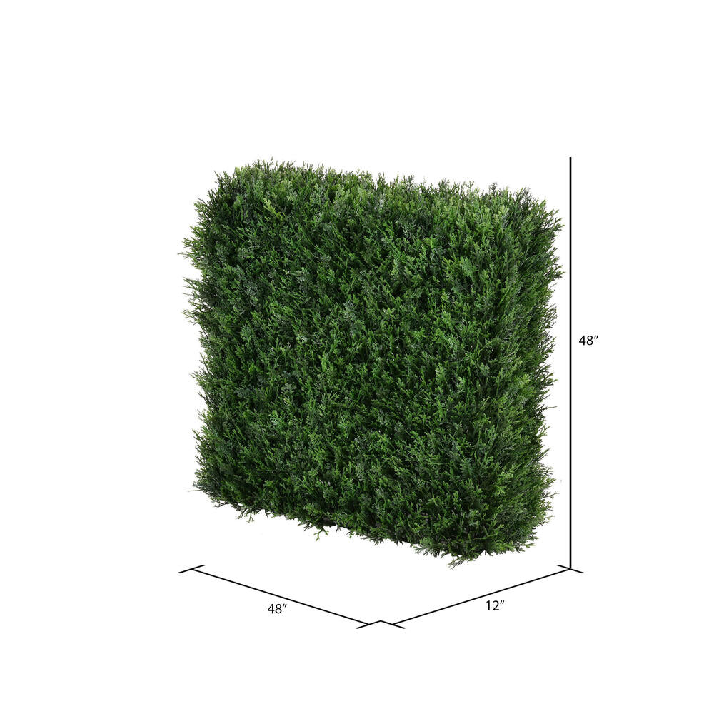 Vickerman 48" Artificial Cedar Hedge.