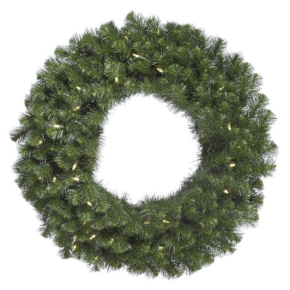 Vickerman 84" Douglas Fir Artificial Christmas Wreath Warm White LED Lights