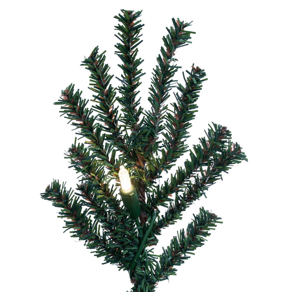 Vickerman 3' Mini Pine Artificial Christmas Tree Warm White Dura-lit LED Lights