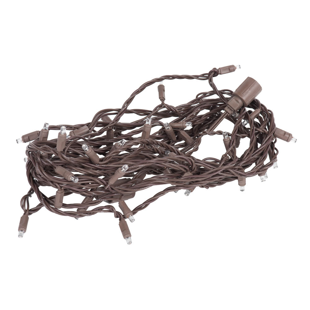 Vickerman 50 Warm White Coaxial Non-Rectified LED Light 25' Long Christmas Light Strand
