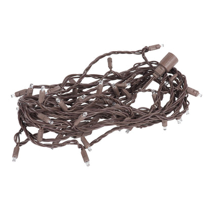 Vickerman 50 Warm White Coaxial Non-Rectified LED Light 25' Long Christmas Light Strand