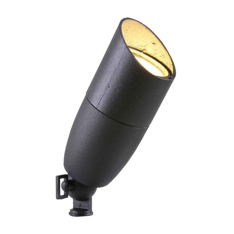 Westgate Directional Light, 12V, 5W Max, Cast. Aluminum, Landscape Lighting , 5W, 400 Lumens, 3000K, Black Finish