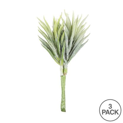 Vickerman 5" Artificial Frosted Seneco Stem Set of 3